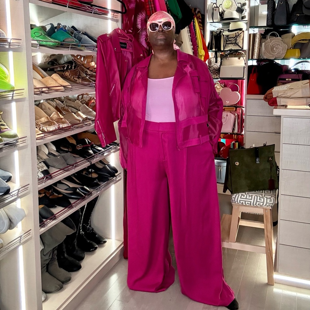 Priscilla Ono x Eloquii Fuchsia set